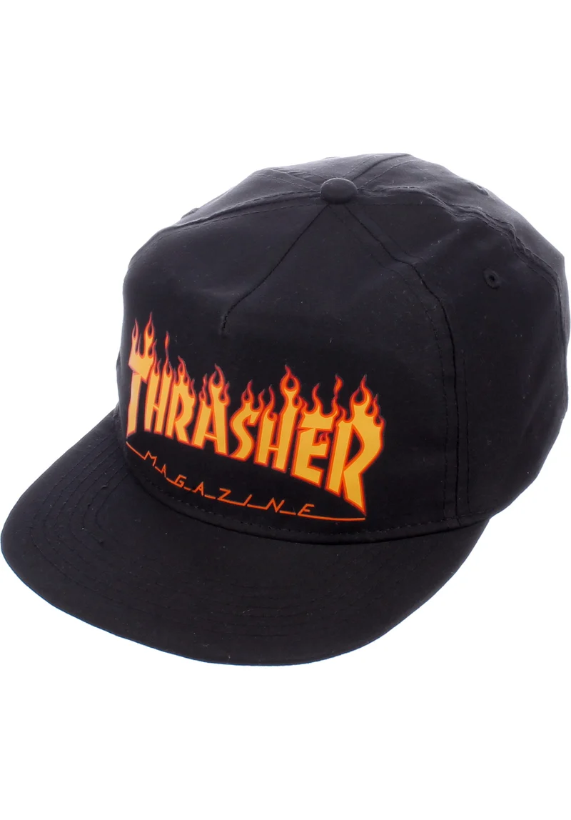 Flame Embroidered Snapback