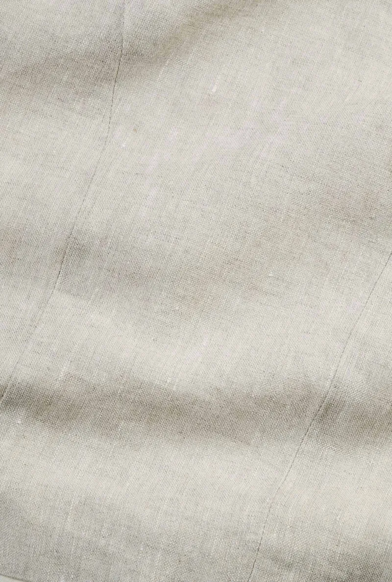 Beige linnen gilet lucia