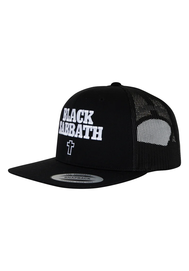 x Black Sabbath Snapback Structured 6-Panel Mesh