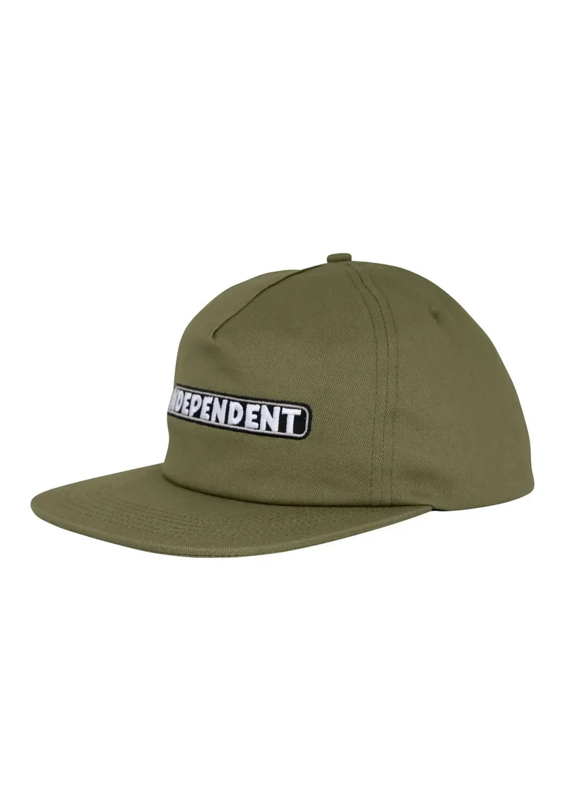 Bar Logo Snapback Unstructured