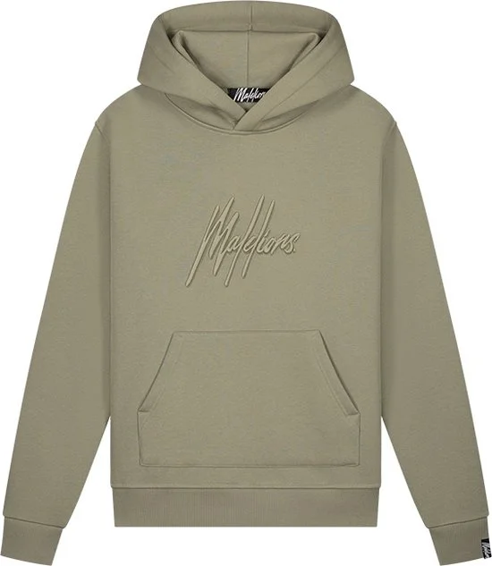 Malelions Duo Essentials Hoodie Lichtgroen Heren L - Nieuw Outlet