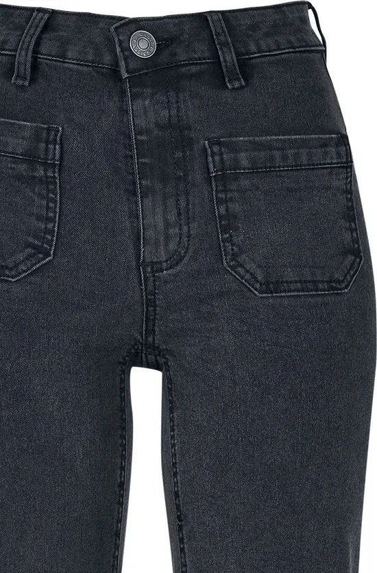 Urban Classics | Vintage Flared Denim Jeans | Dames | W27 x L33