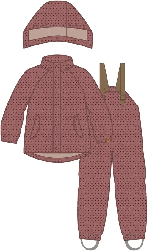 NAME IT NMFLADRY10 Regenpak Roze Meisjes - Nieuw Outlet