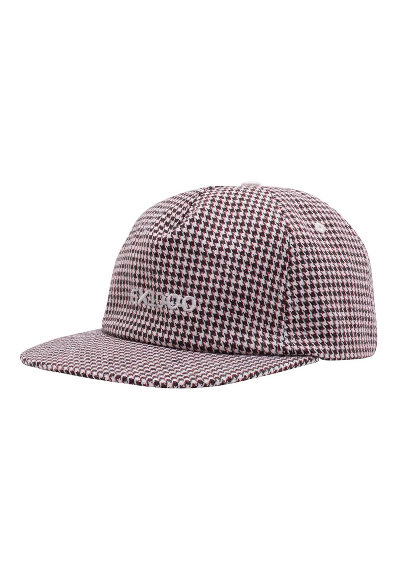Mini OG Logo Houndstooth 5-Panel Polo Snapback