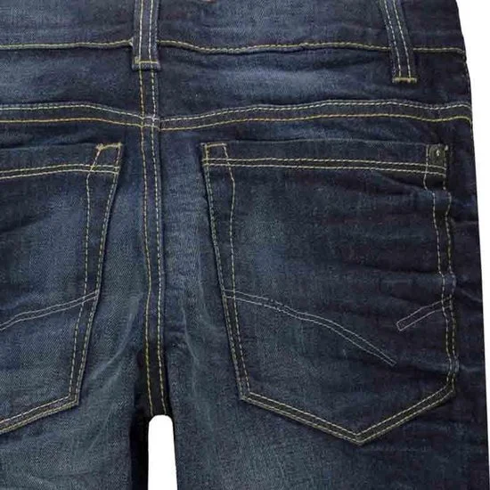 Lemmi | Jeans Elastisch Donkerblauw | Jongens | 134