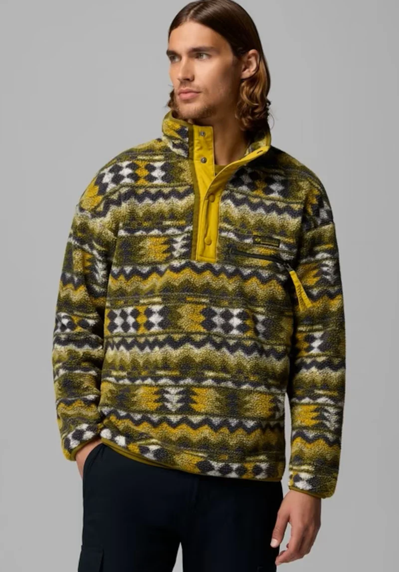 Helvetia II Printed Half Snap Fleece