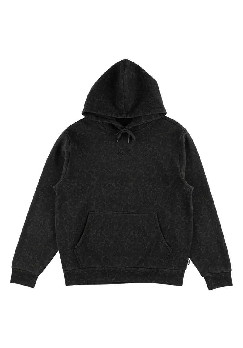 Serpent Enzyme-Washed Animal Print
