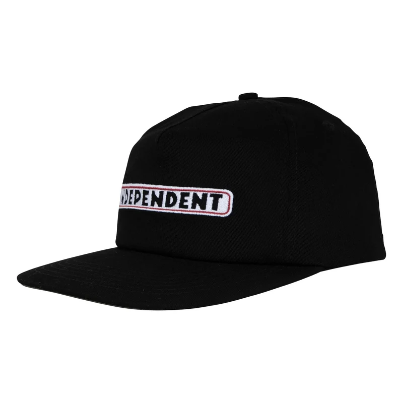 Bar Logo Snapback Unstructured