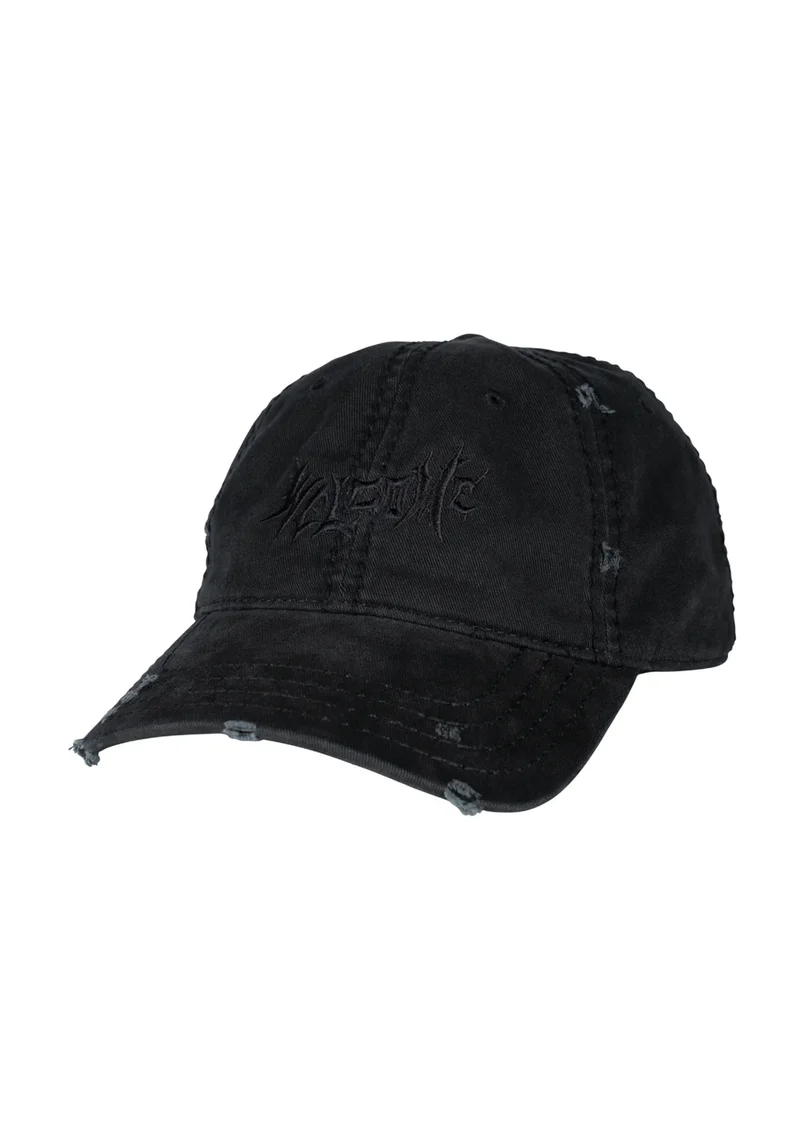 Distressed Vamp Embroidered 6-Panel Twill Unstruct
