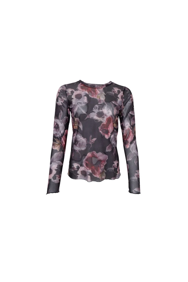 Black Colour - Bckamma Mesh Blouse 42000 - Shirts,Musthaves - Black Rose