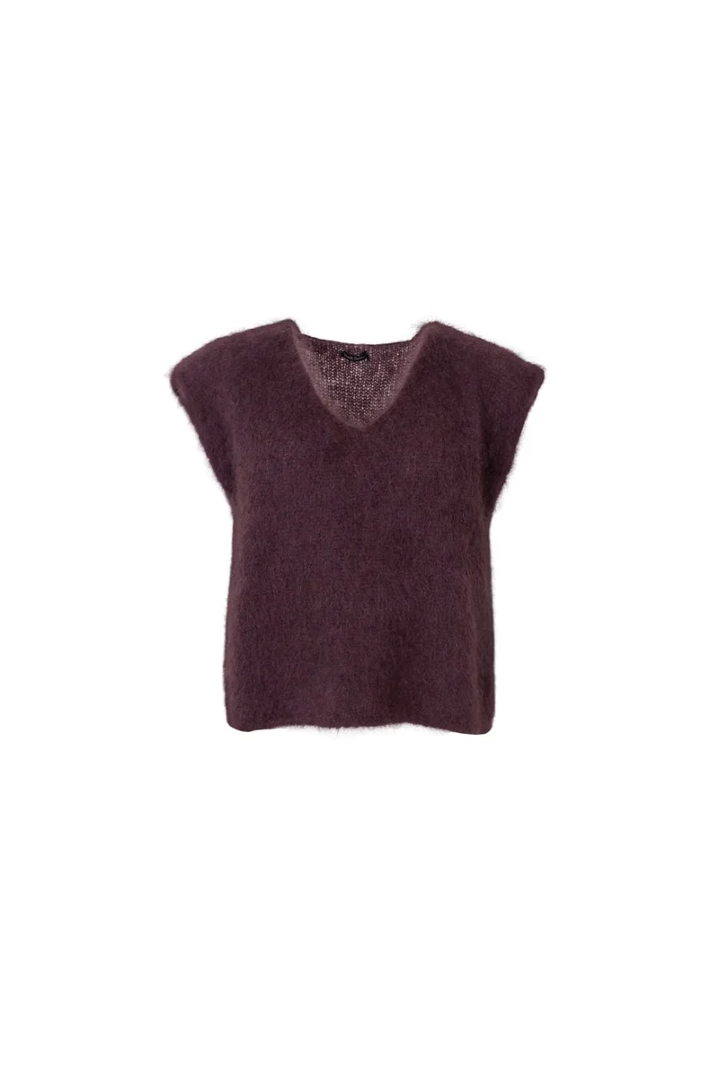 Black Colour - Bcbjoerk Pullover Vest 1252 - Coffee