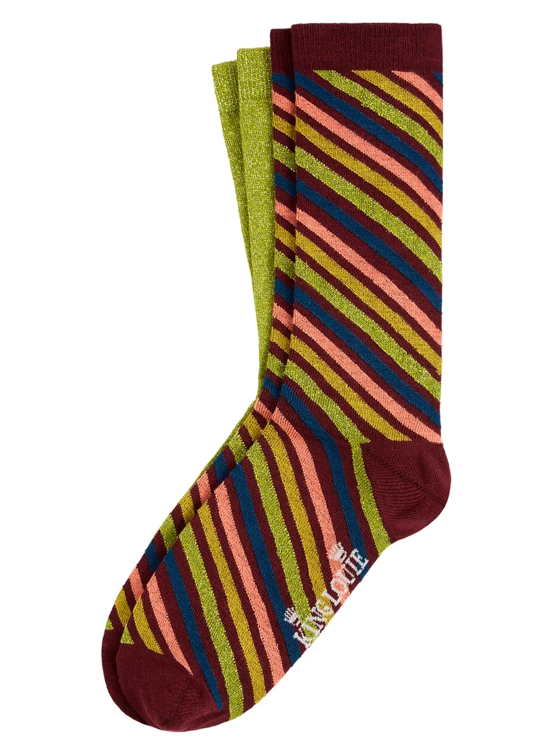 King Louie socks 2-pack cabana porto red