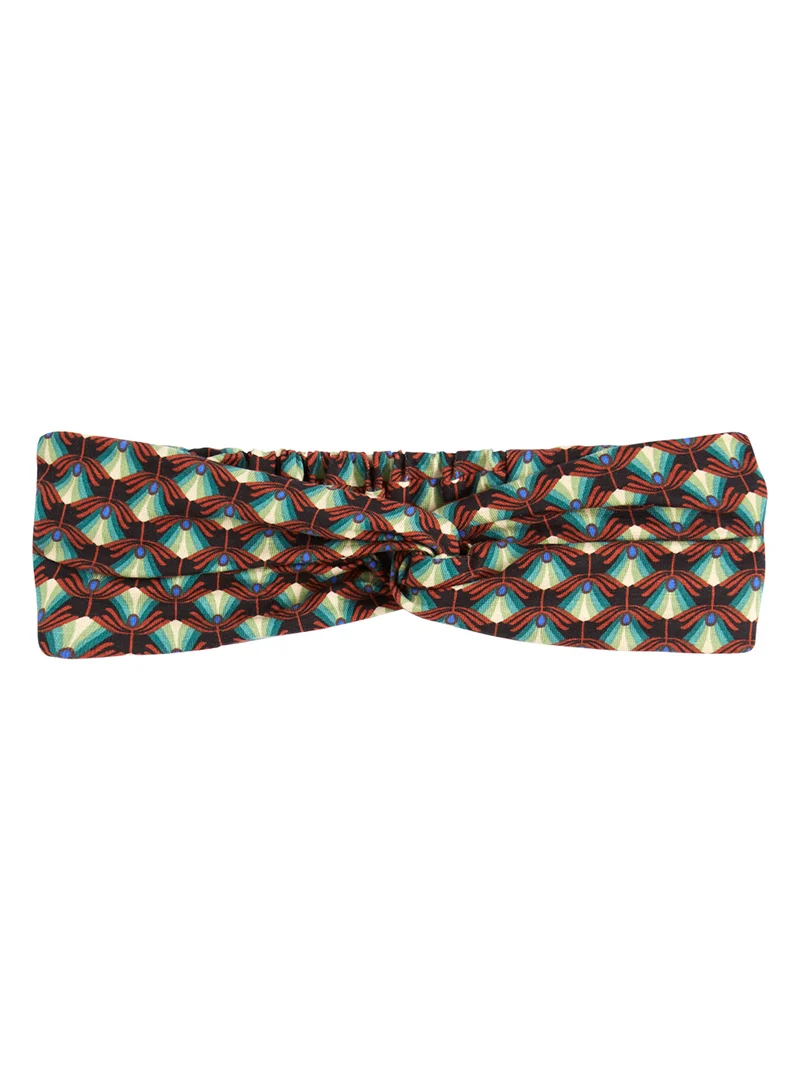 King Louie twist hairband rizzoli smoke green