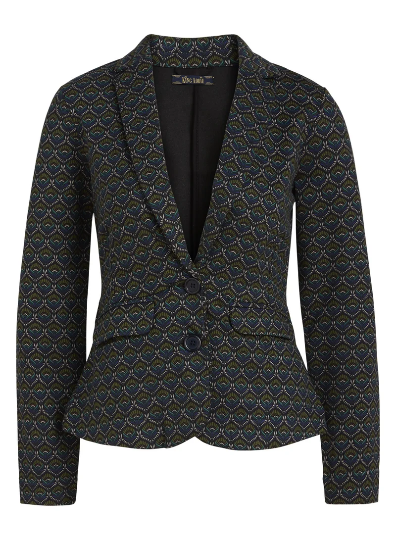 Getailleerde blazer | King Louie Daisy blazer Adonis black