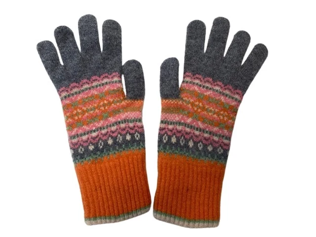 Kleurrijke warme handschoenen | Eribe alloa glove floral spice