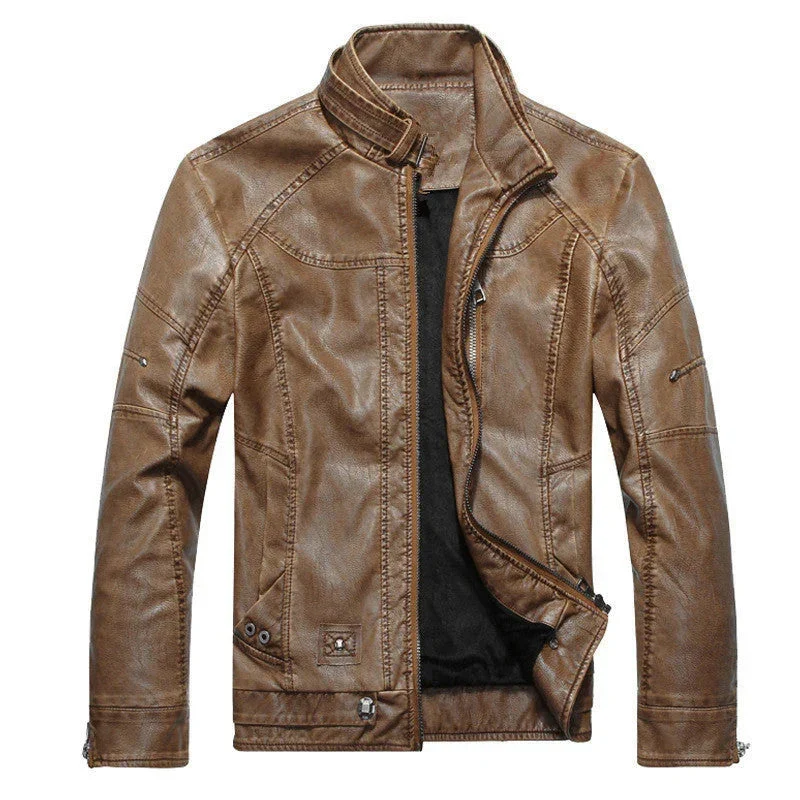 Heren Bikerjack Slim Fit Met Ritssluiting