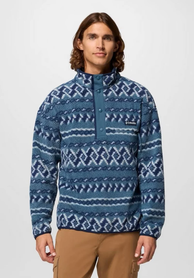 Helvetia II Printed Half Snap Fleece