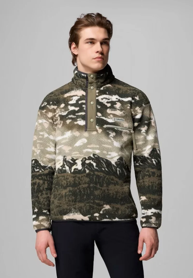 Helvetia II Printed Half Snap Fleece