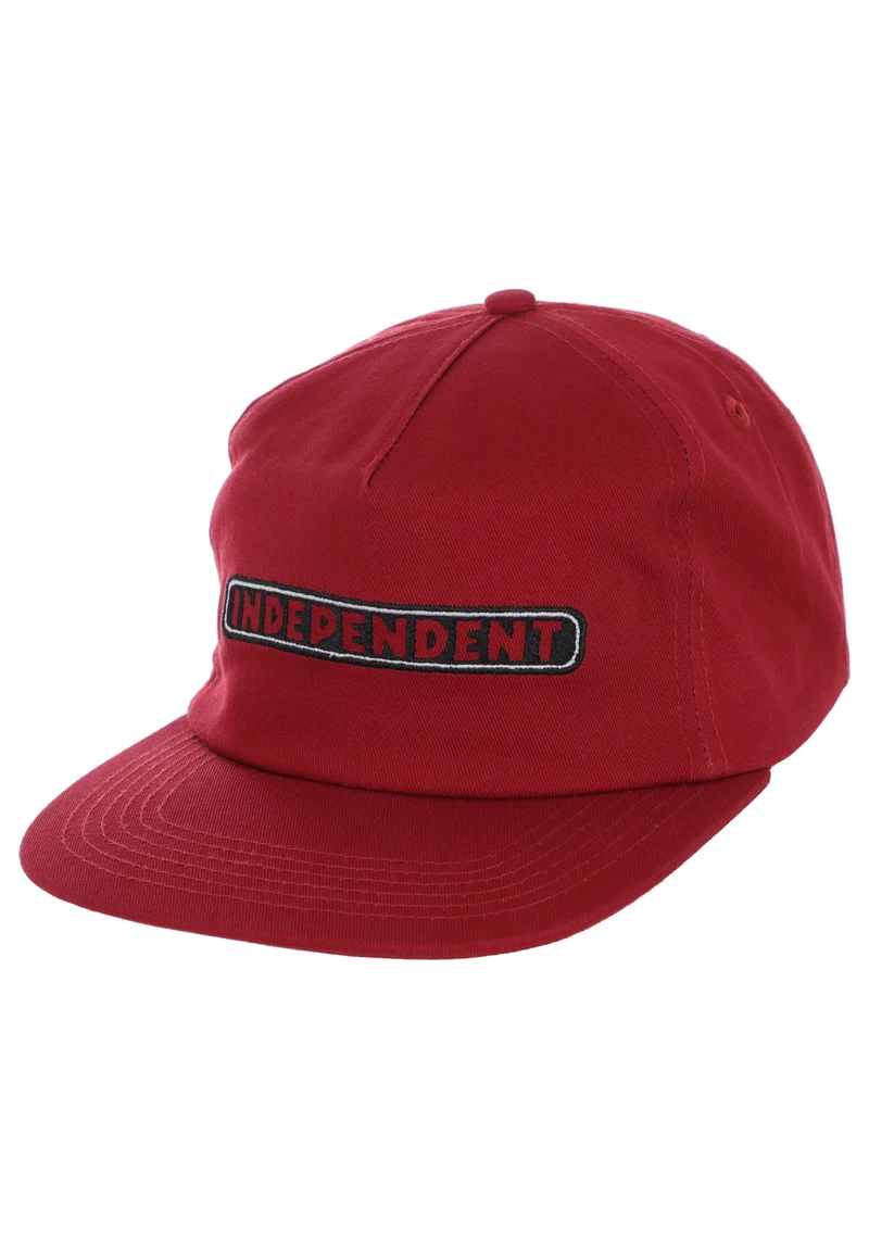Bar Logo Snapback Unstructured