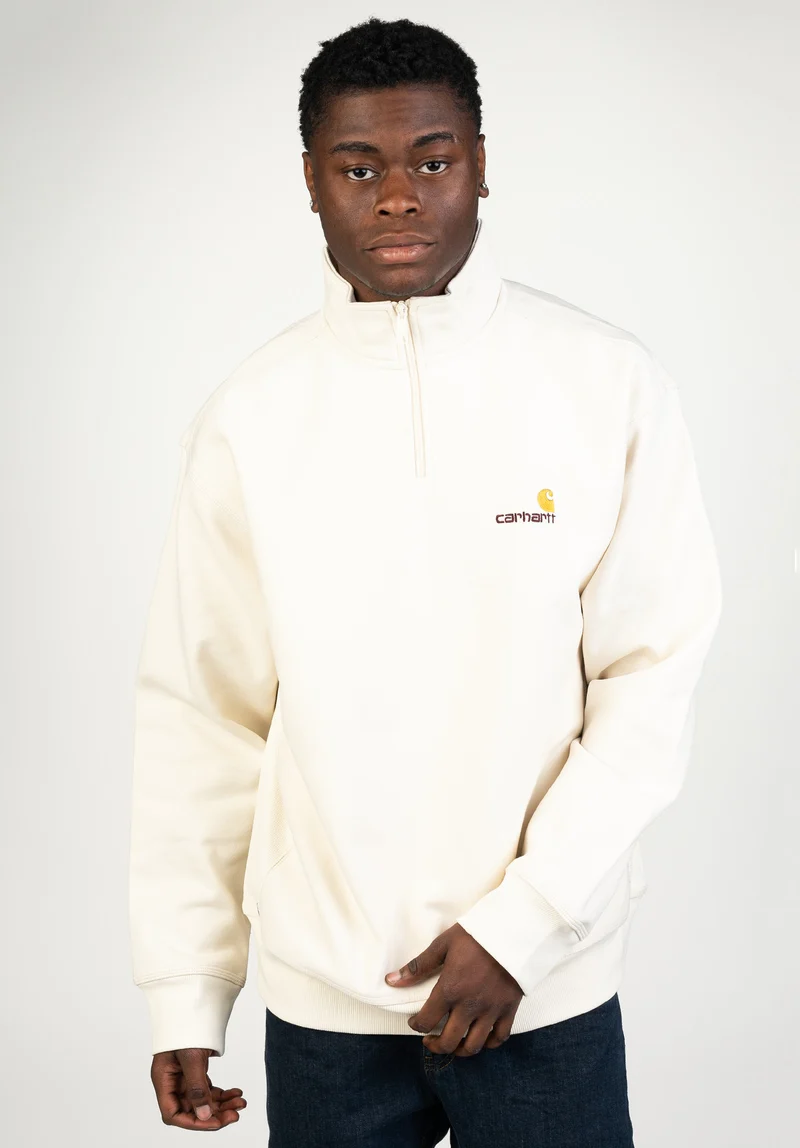 Half Zip American Script