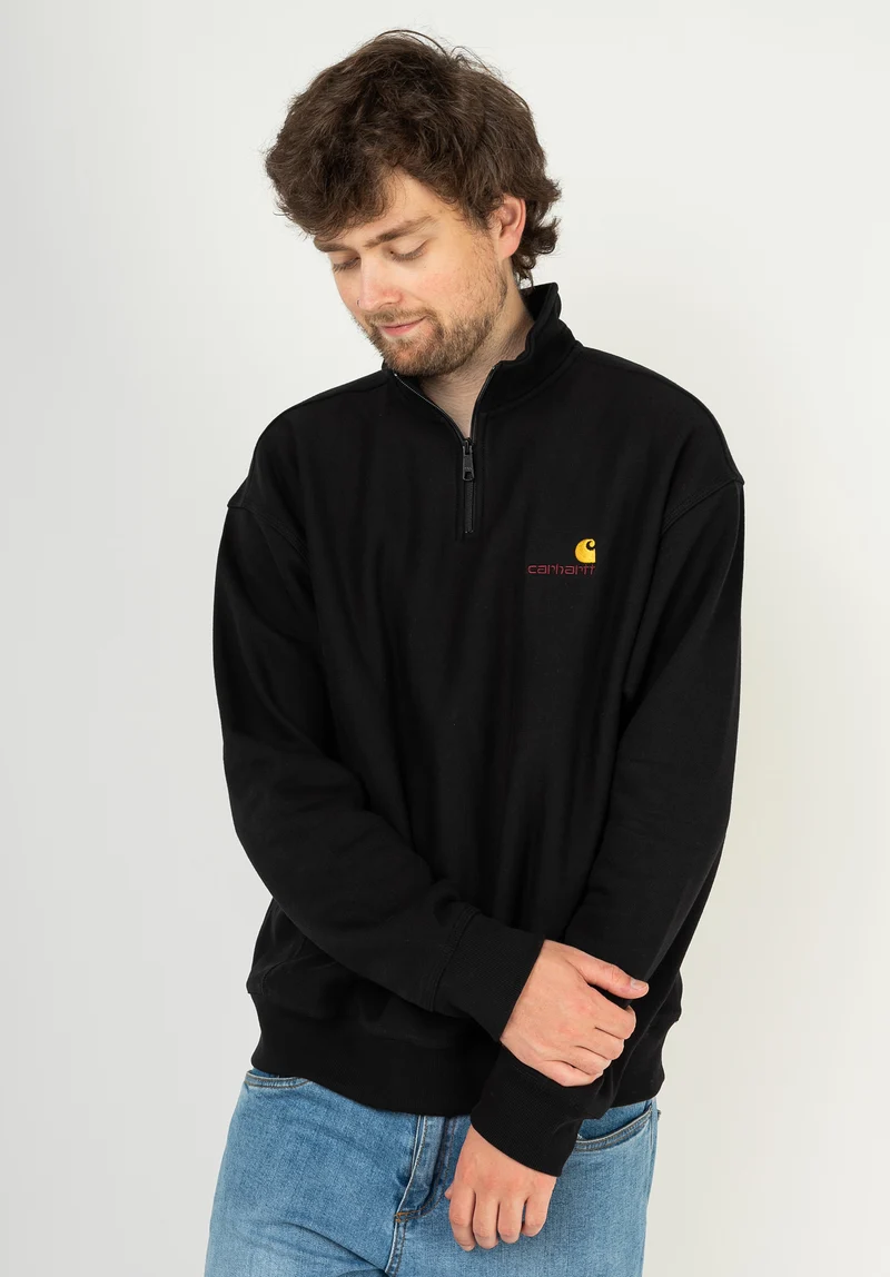 Half Zip American Script