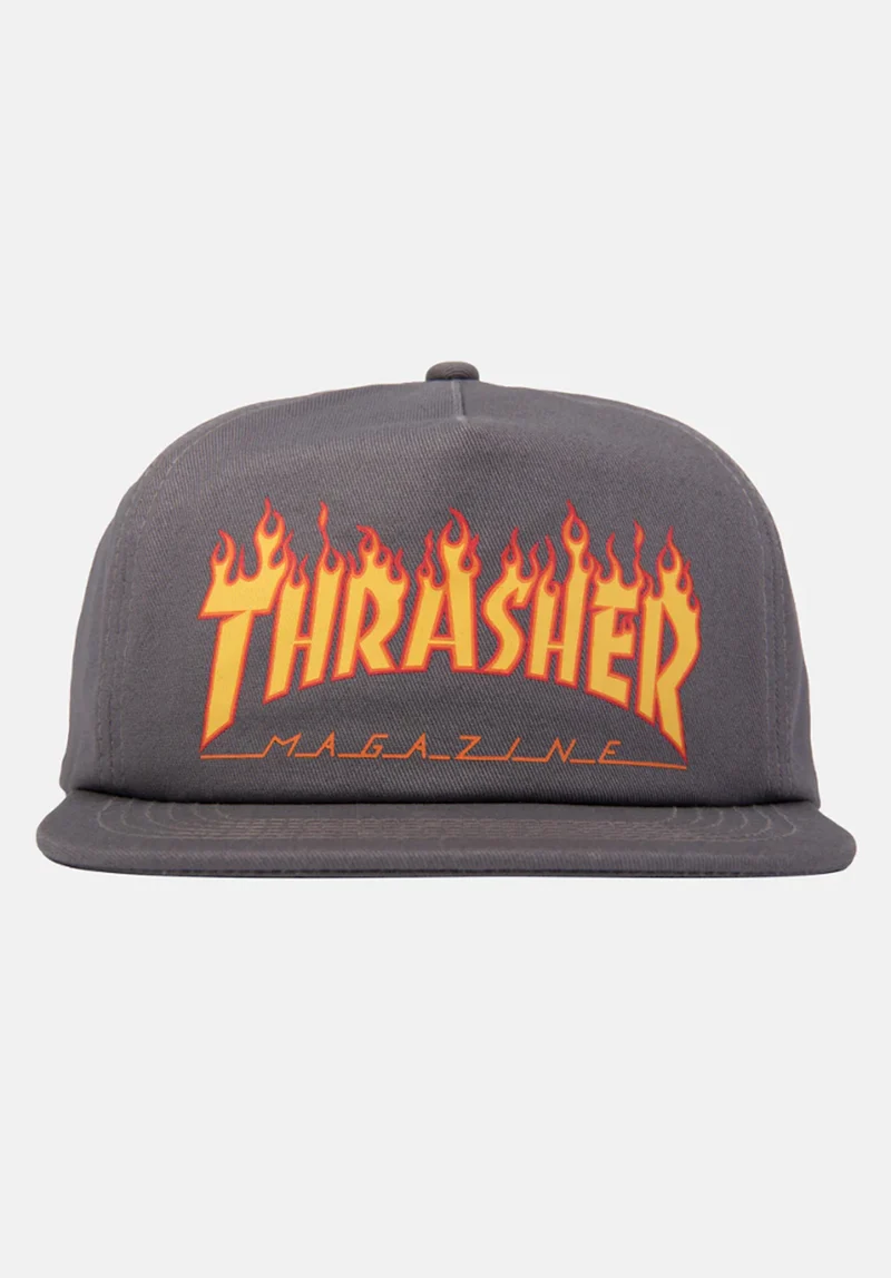 Printed Flame Snapback
