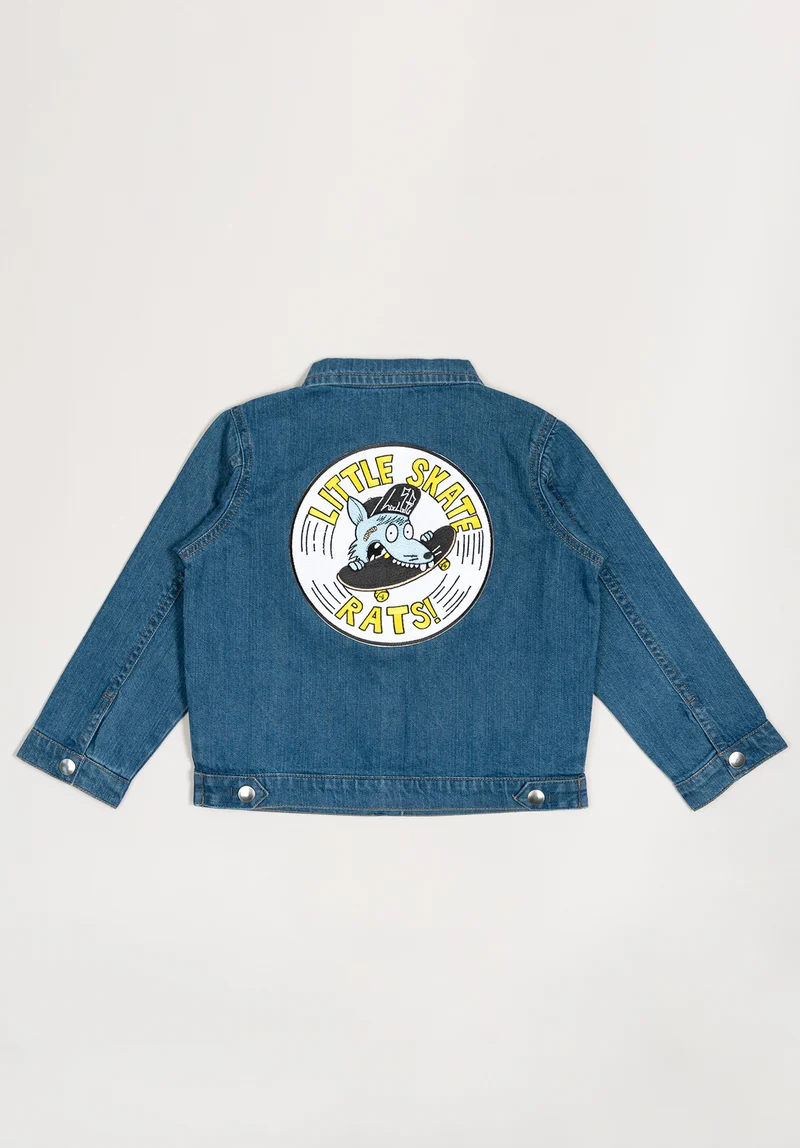 Jeansjacke Logo Patch