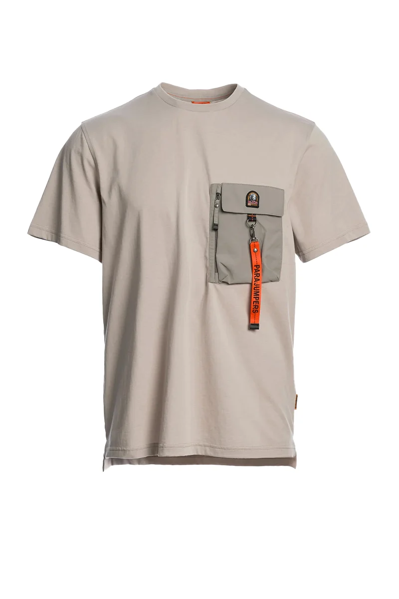 PARAJUMPERS T-SHIRT MOJAVE M-GRIJS