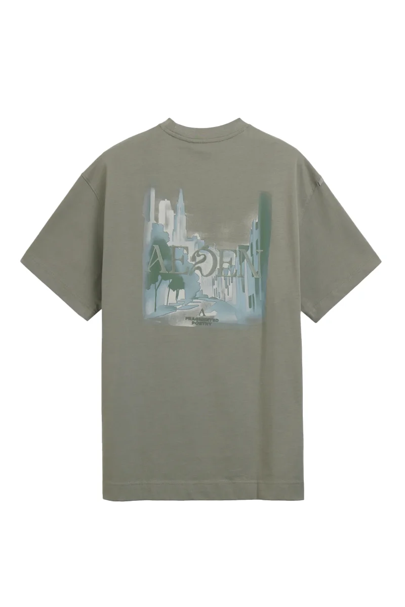 AEDEN T-SHIRT SYLVAIN TEE GROEN