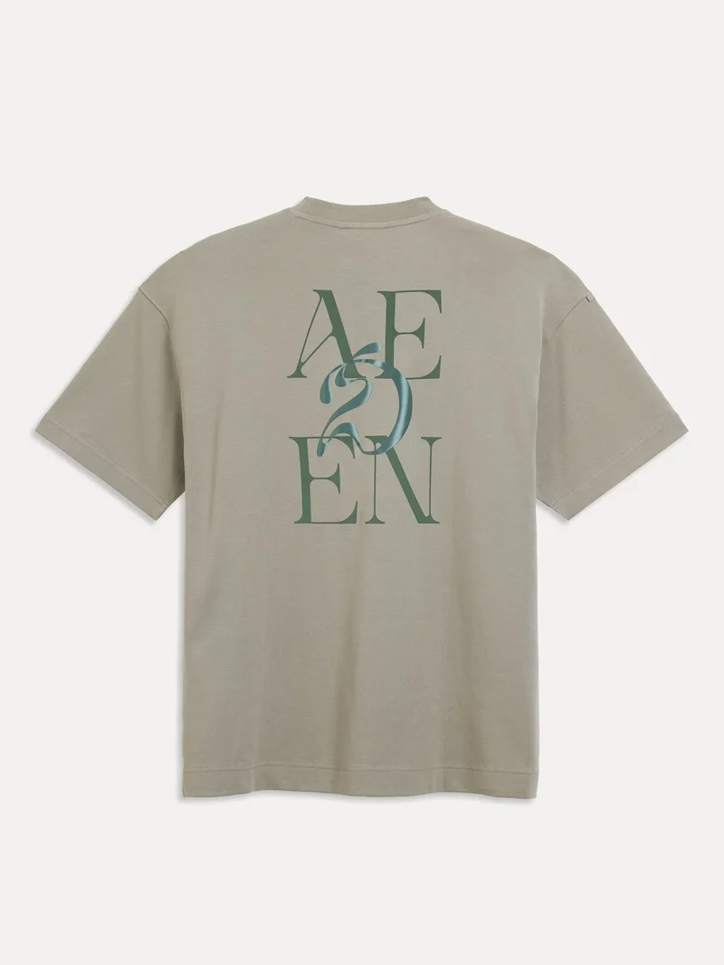 AEDEN T-SHIRT MOURINO TEE M-GROEN