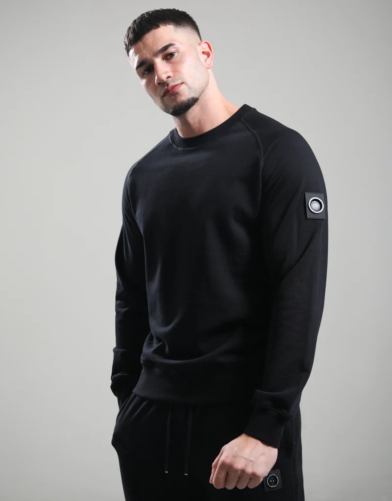 Siren crew sweat / black