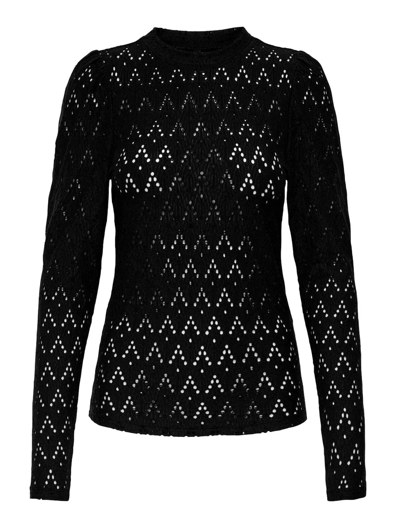 Only - Onlcattleya Life L/S Top - 4891929 Black