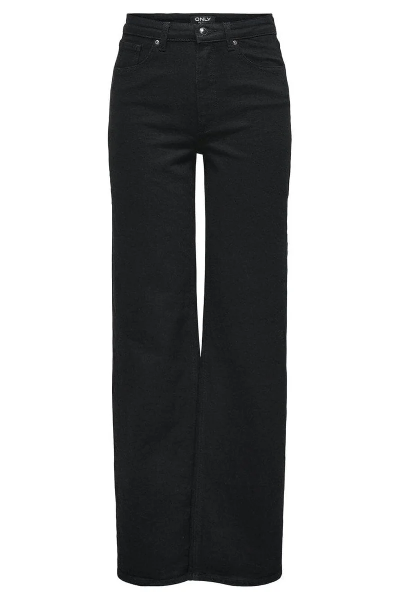 Only - Onljuicy Wide Rea670 - 4652907 Black Denim