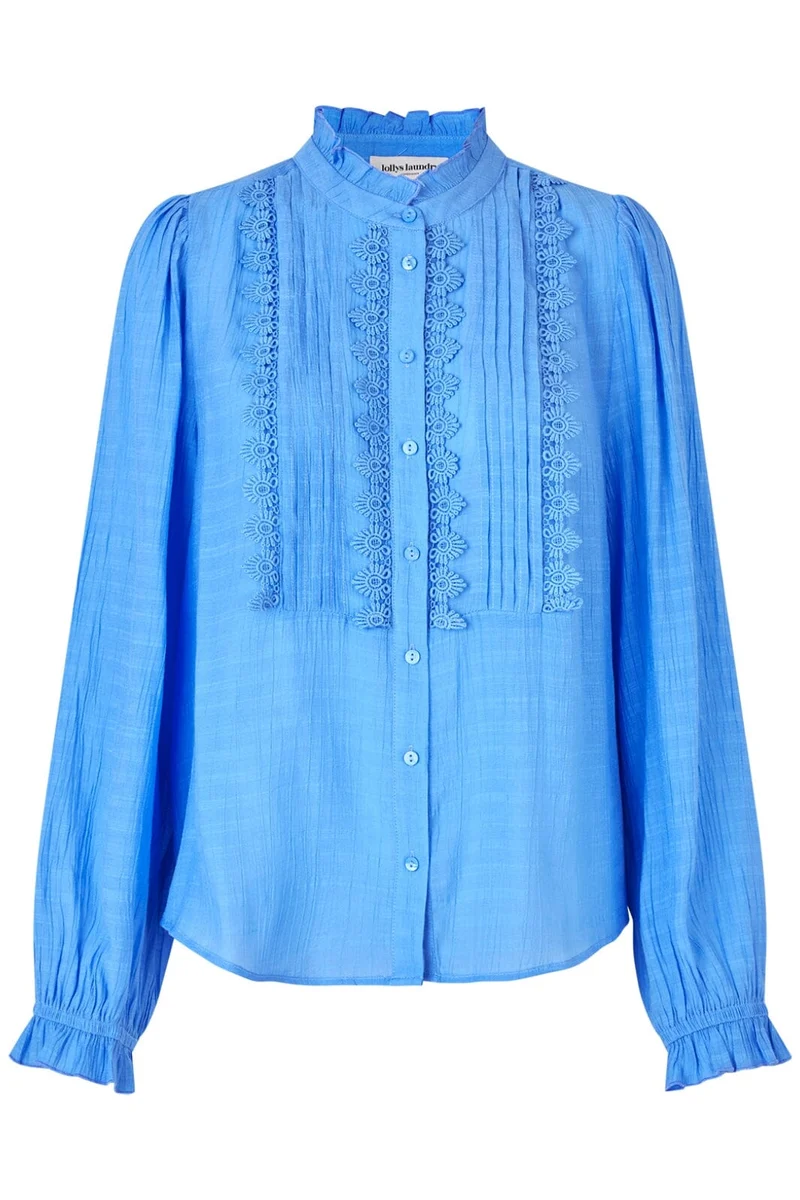 Lollys Laundry - Arielll Shirt Ls25418-1004 - 97 Neon Blue