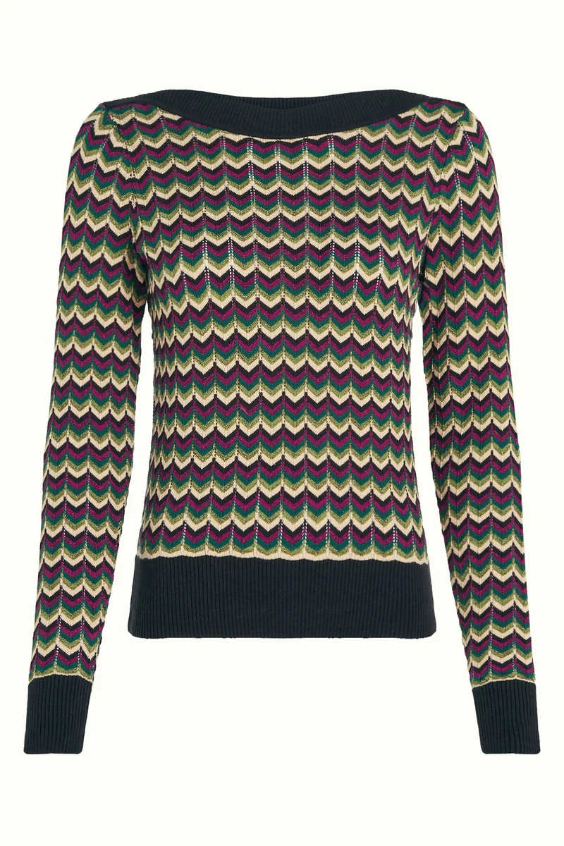 King Louie audrey top woogie black