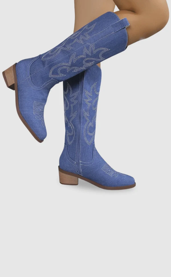 Kesha | Cowboylaarzen van Denim