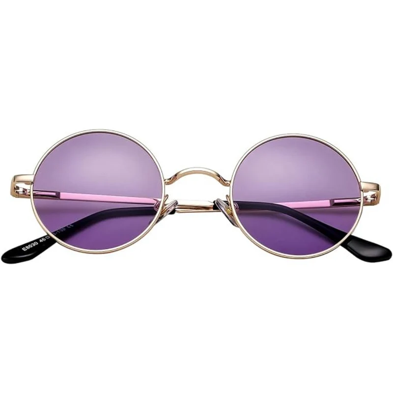 Unisex Retro Ronde Gepolariseerde Zonnebril in Lennon Stijl