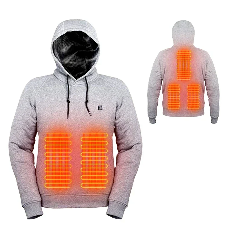 Uniseks Verwarmde Hoodie: Ultieme Warmte & Comfort voor Koude Dagen