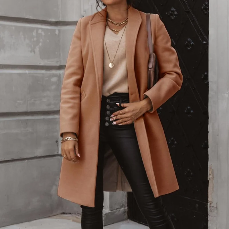 Dames Lange Kasjmier Jas: Ultieme Warmte & Stijl