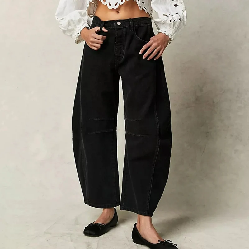 Relaxed Fit Jeans Met Wijde Pijpen – Stoere Basic Met Een Eigentijdse Twist
