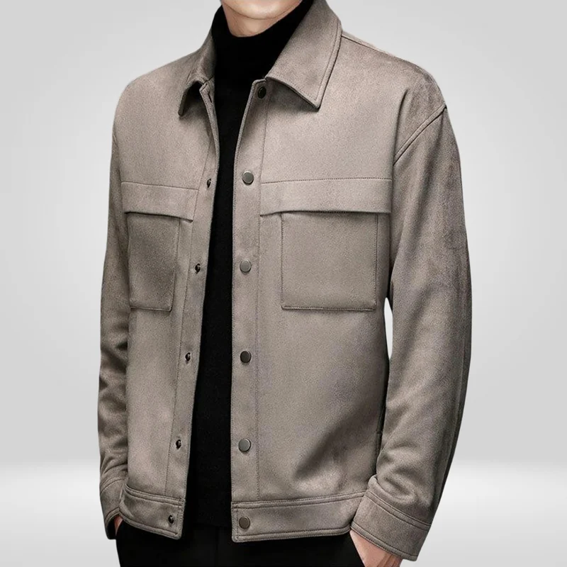 Metro Modern utility-jack in suède-look