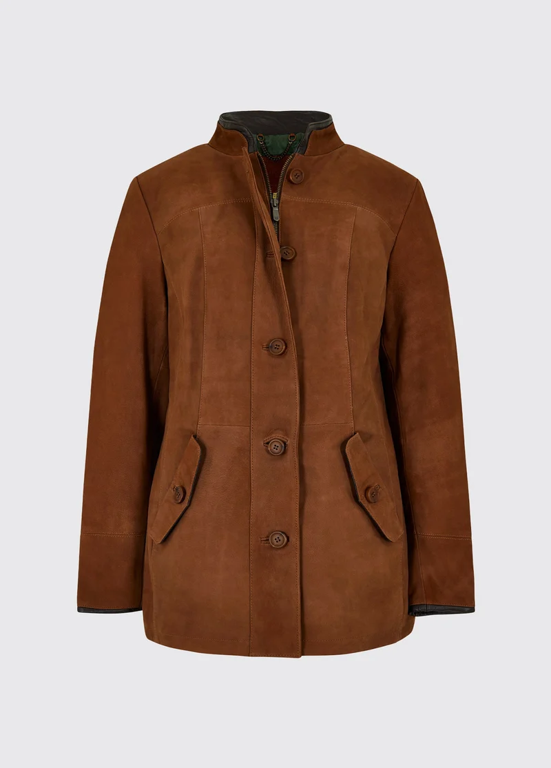 Joyce Leather Jacket - Chestnut