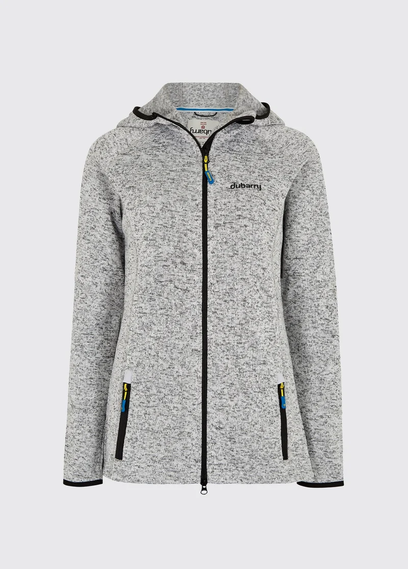 Cliffoney Ladies Fleece Jacket - Grey Marl