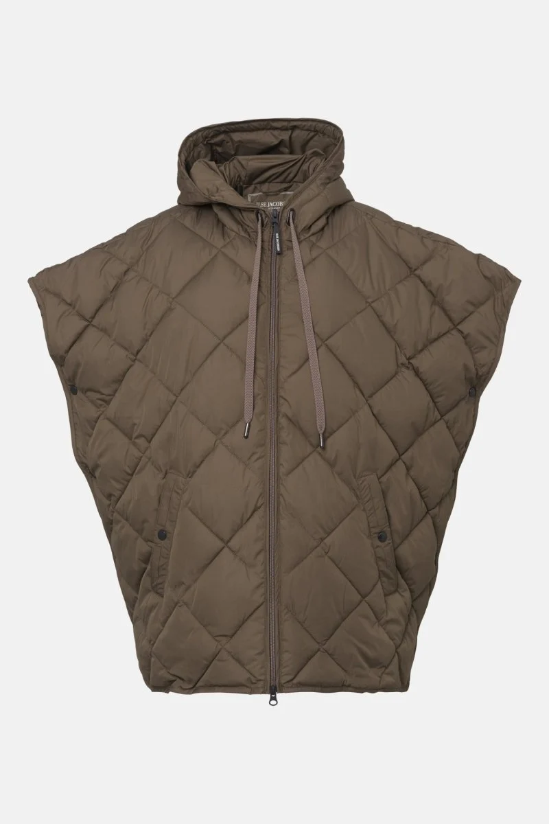 Gewatteerde cape PEPPY12 | Mud