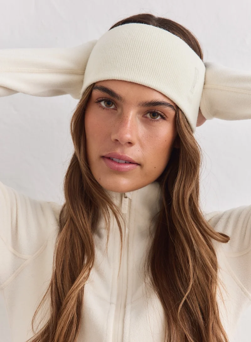 Cream Outdoor Logo Headband