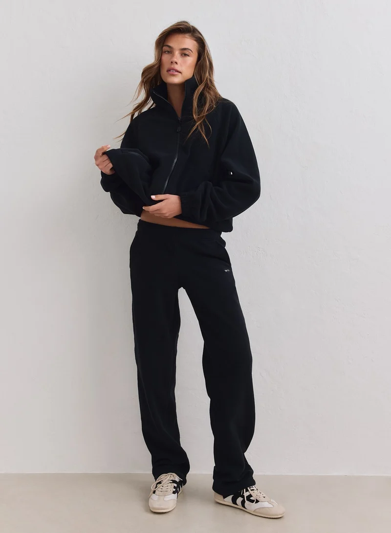 Black Fleece Pants