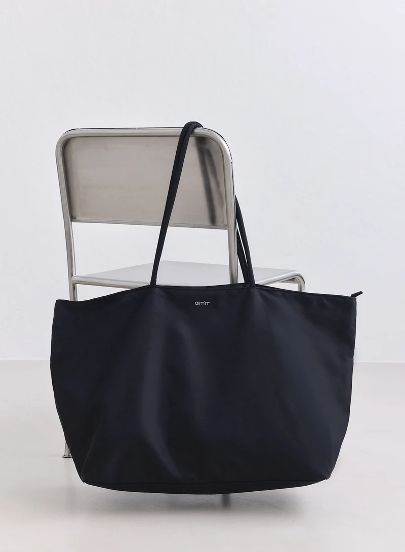 Black Nylon Weekend Bag