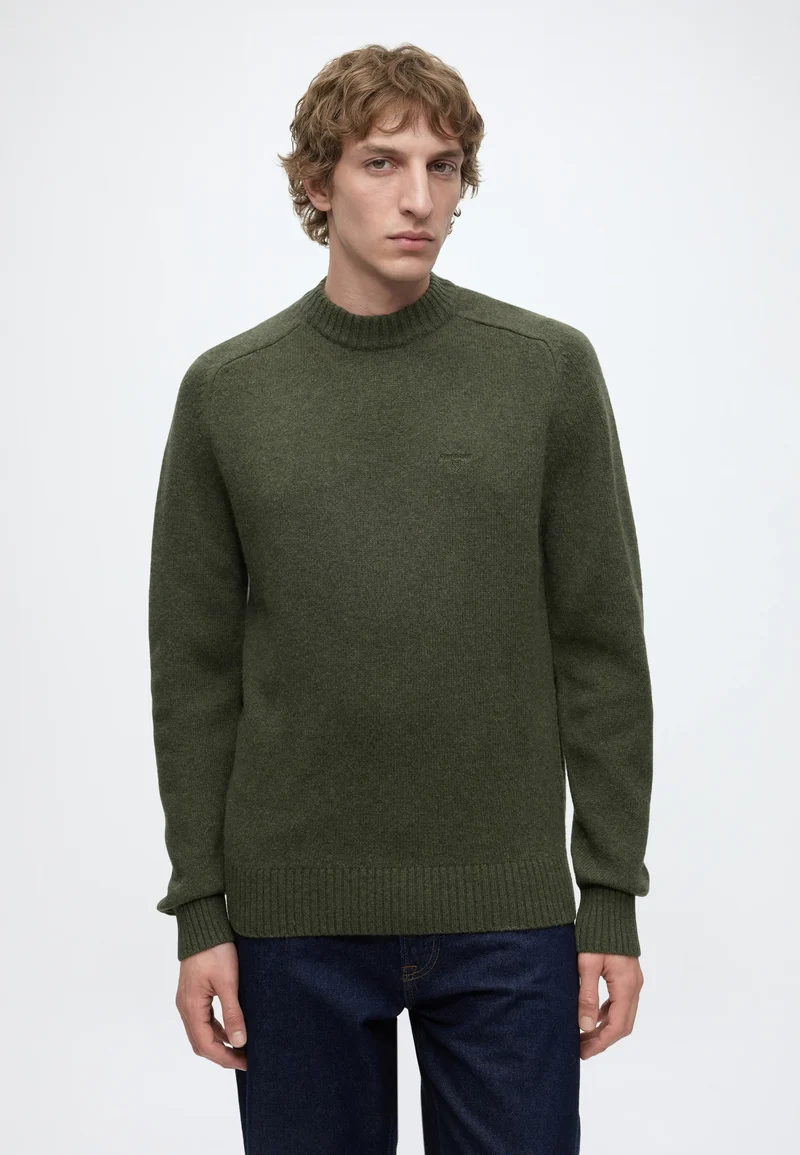Newtown crewneck sweater / mid olive