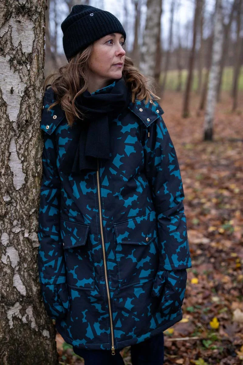 Danefae Regenjas Dames Daneturell Dark Slate Bramble *Laatste maten XS*