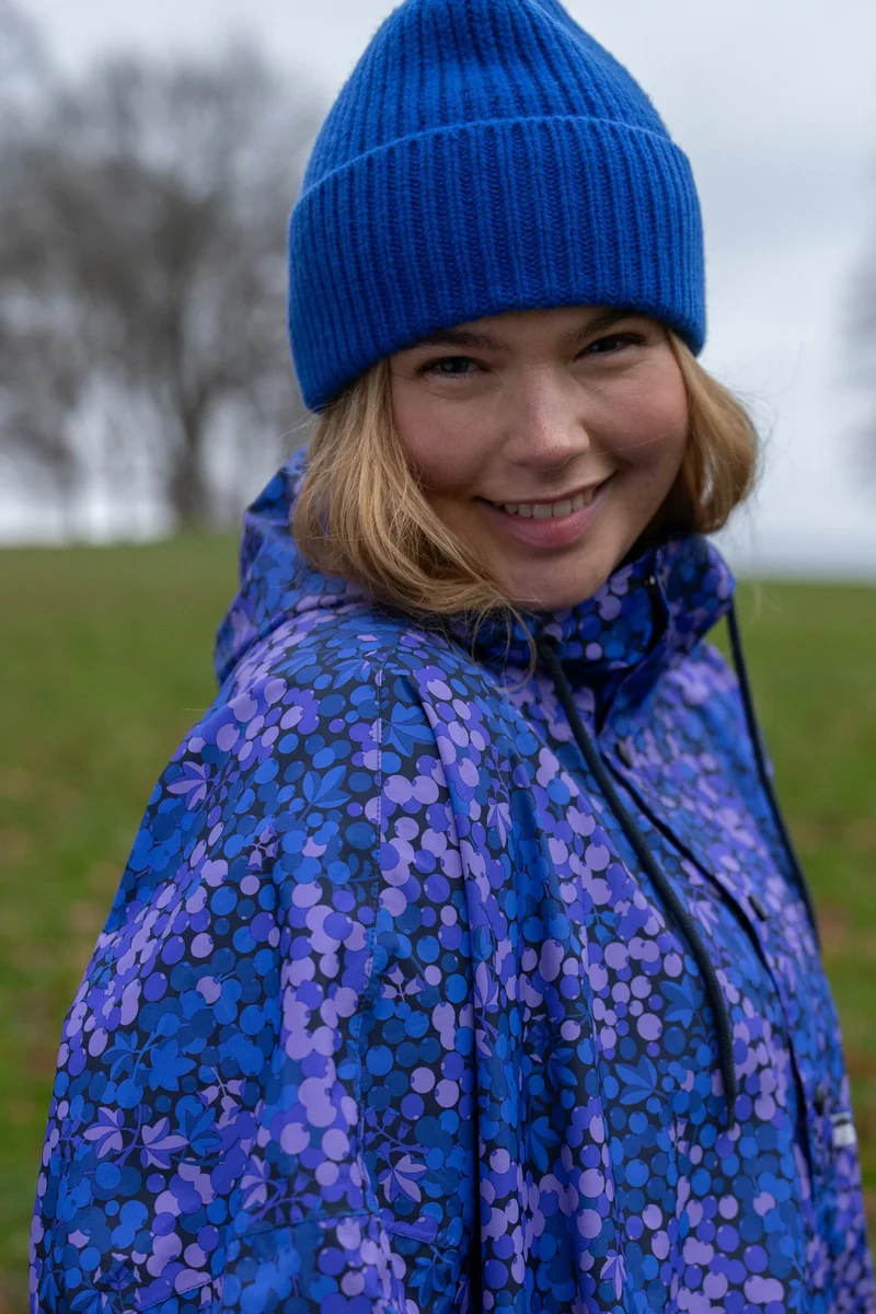 Danedream Drops Poncho Dark Navy Berrygood